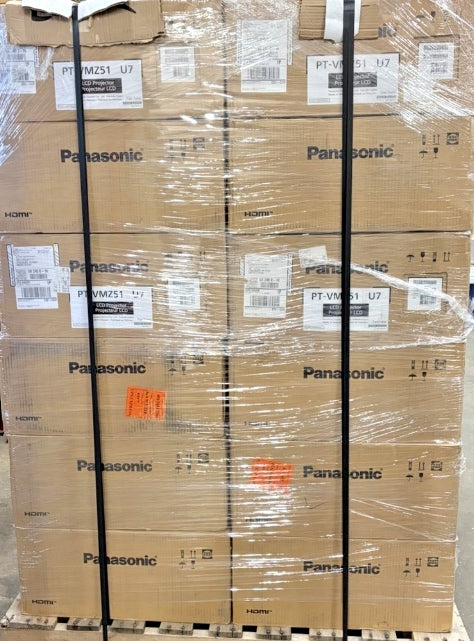 Panasonic PT-FW430U WXGA LCD Projector 3500 Lumens (Lot of 24)