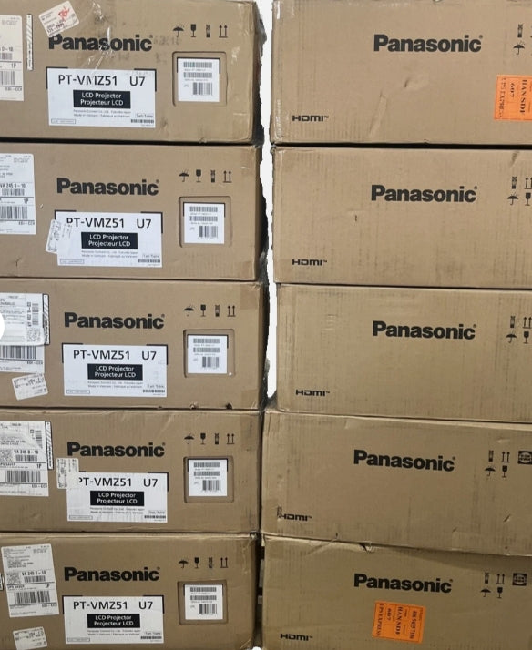 Panasonic PT-FW430U WXGA LCD Projector 3500 Lumens (Lot of 10)