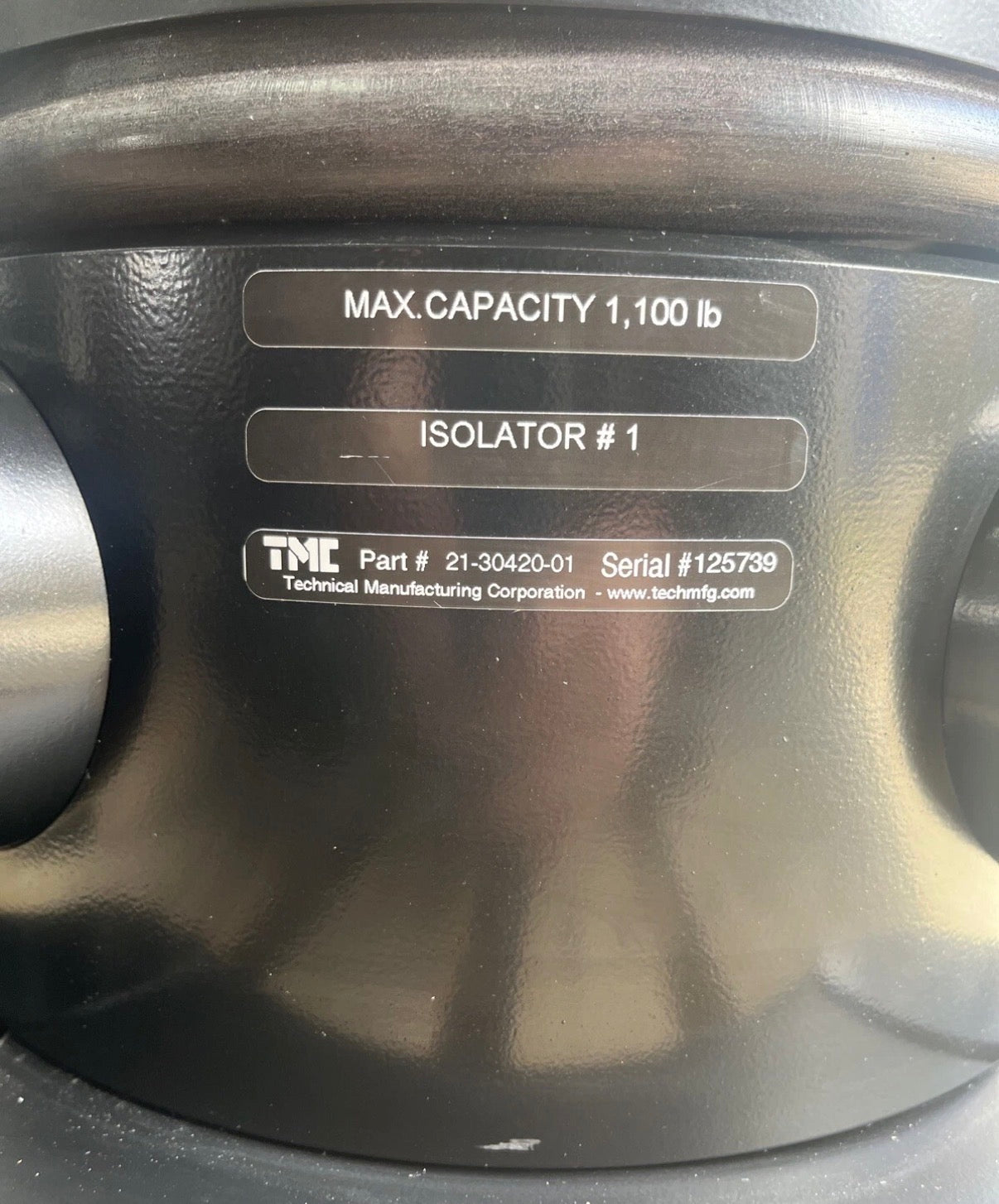 TMC STACIS 2100/3000 ACTIVE VIBRATION CANCELLATION SYSTEM