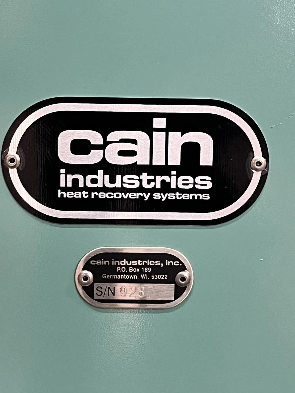Cain Industries Exhaust to Liquid Heat Exchanger ASME 150 PSI 550°F 2022
