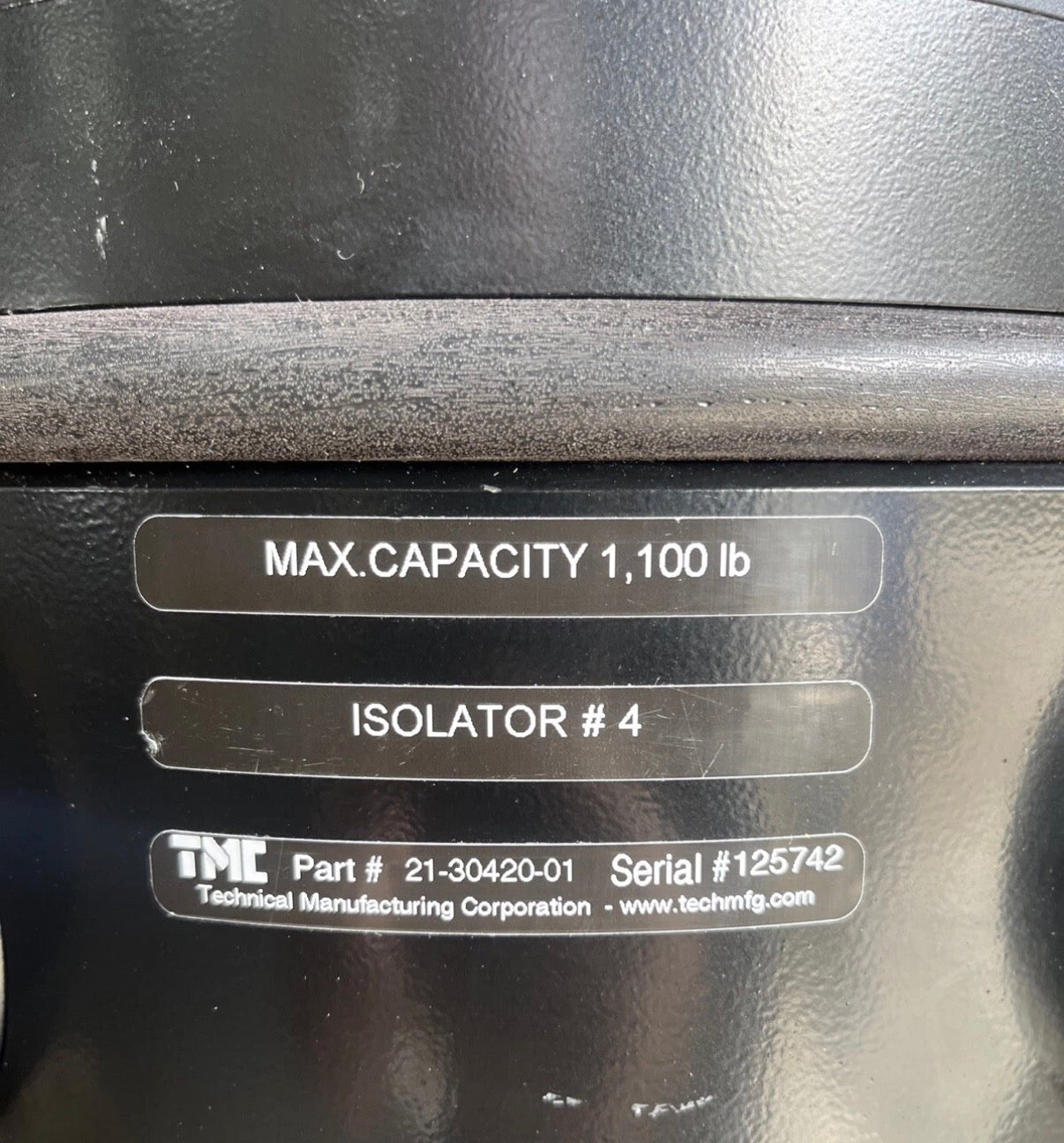 TMC STACIS 2100/3000 ACTIVE VIBRATION CANCELLATION SYSTEM