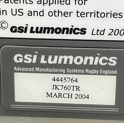 GSI Lumonics JK 700TR Series Laser and Power Supply