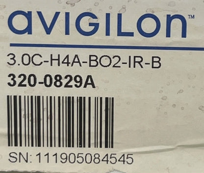 Avigilon Camera 3.0C-H4A-BO2-IR-B P/N 320-0829A