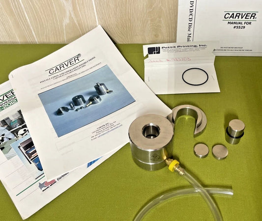 Carver 5529 Evacuable 2mm Pellet Die Set